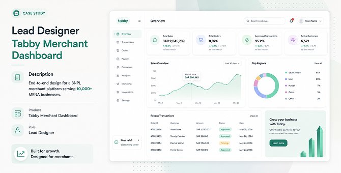 Tabby Merchant Dashboard